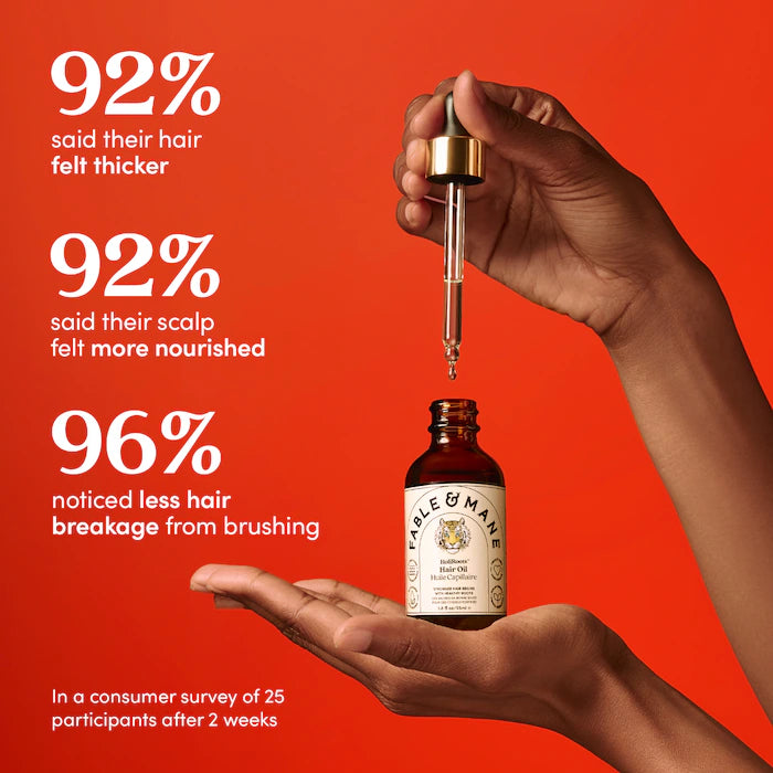 HoliRoots™: El Aceite Pre-Lavado para un Cuero Cabelludo Sano y un Cabello Radiante